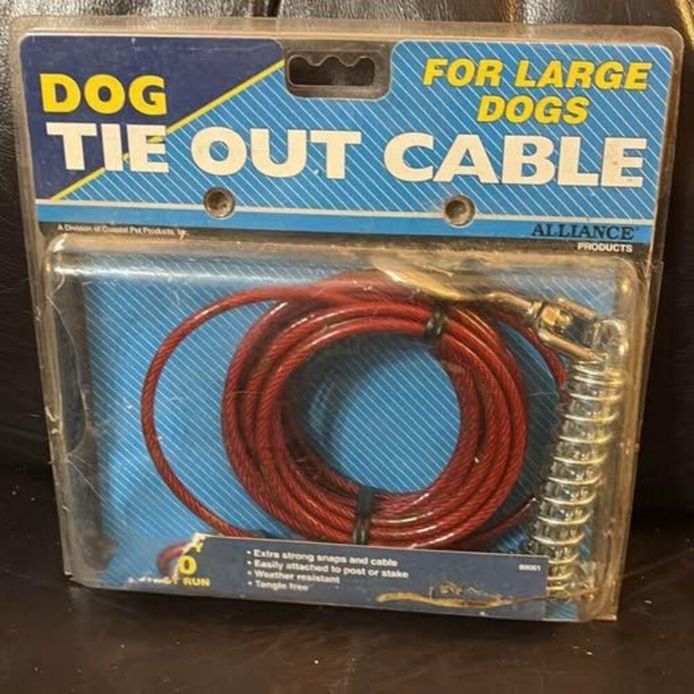 Alliance Products Dog Tie Out Cable for Large Dogs